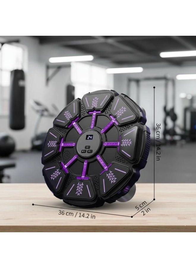 جهاز ملاكمة ذكي تفاعلي – جدار ملاكمة مضيء مزود بتطبيق وقفازات، معدات لياقة بدنية عائلية، تمرين لتخفيف الضغط، نظام تدريب رد الفعل، حل رياضي منزلي مدمج - Image 5
